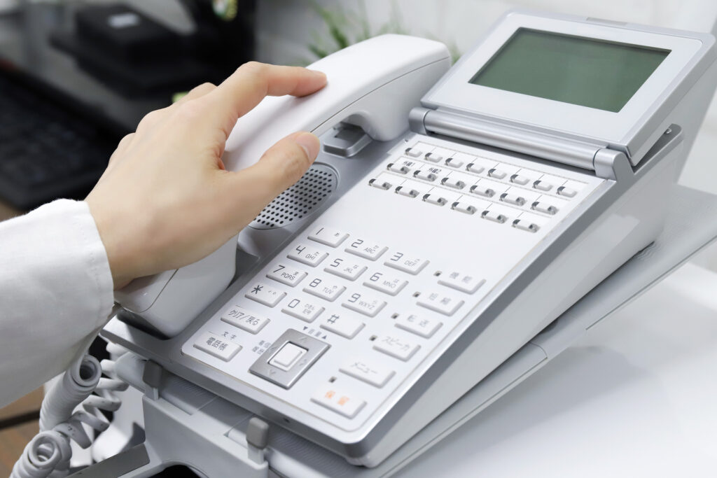 電話による点検アポイントメントやサービスのご案内